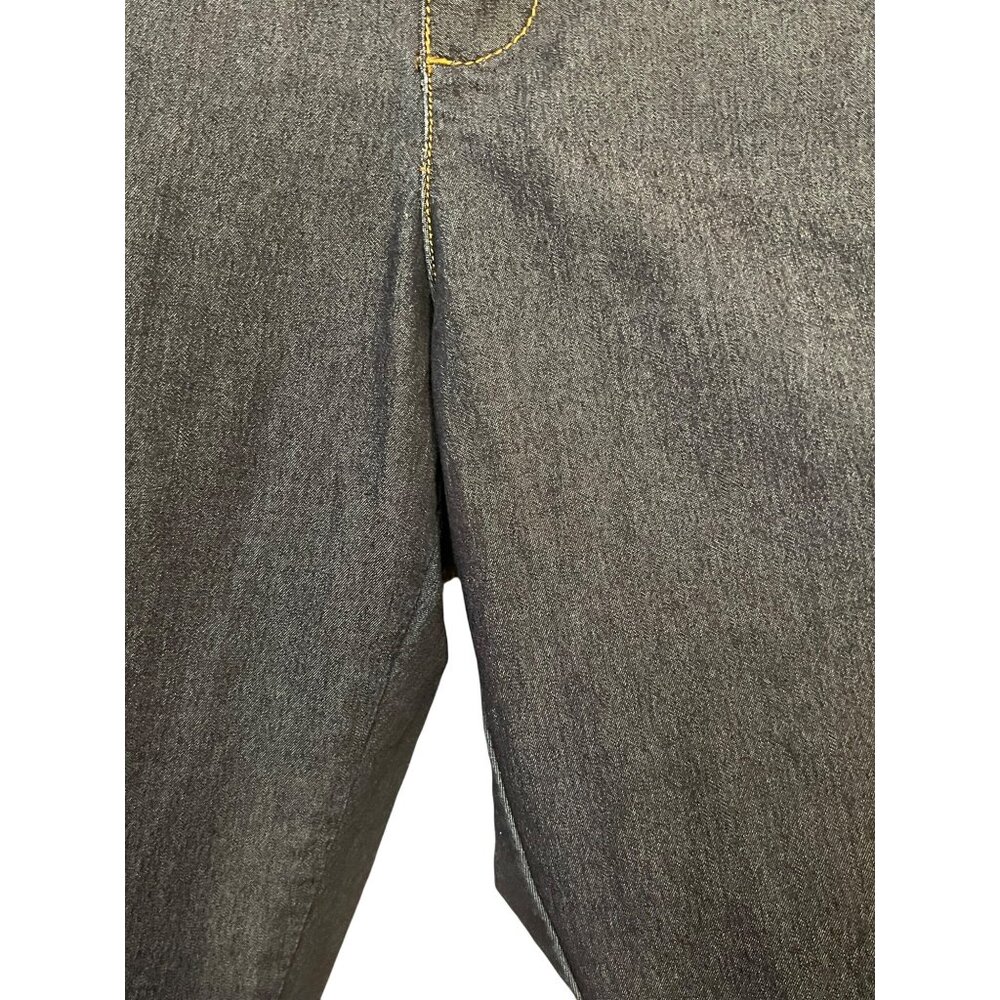 Liz Claiborne Audra 20W Dark Blue Denim Straight Leg Pants Comfortable Quality - Picture 5 of 16